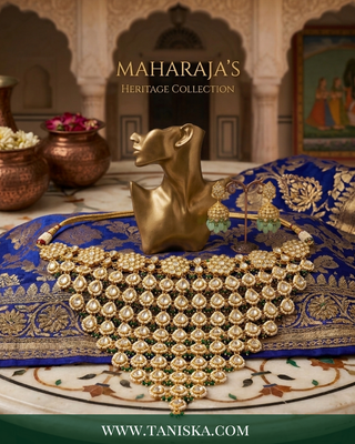 The Imperial Emerald & Kundan Bridal Set