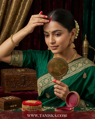 The Imperial Crimson Sindoor Box