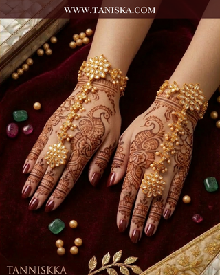 The Mughal Blossom Bridal Haathphool