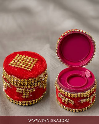 The Imperial Crimson Sindoor Box