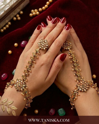 The Mughal Blossom Bridal Haathphool