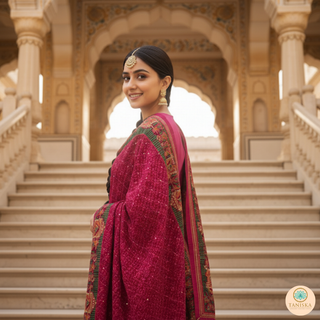 The Dholi Baarat Phulkari Dupatta
