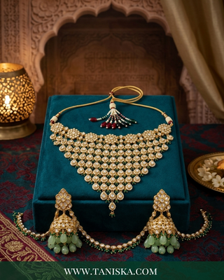 The Imperial Emerald & Kundan Bridal Set