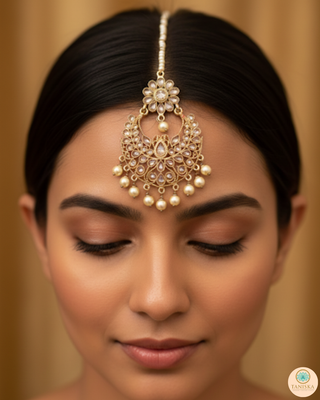 Radiant Pearl Maang Tikka