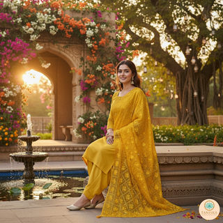 The Surya Phulkari Dupatta