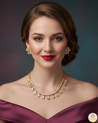 The Aurelia Floral Kundan Necklace Set