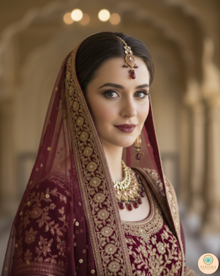 The Ruby Rose Meenakari Necklace Set - Uncut Kundan