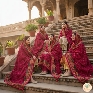 The Dholi Baarat Phulkari Dupatta