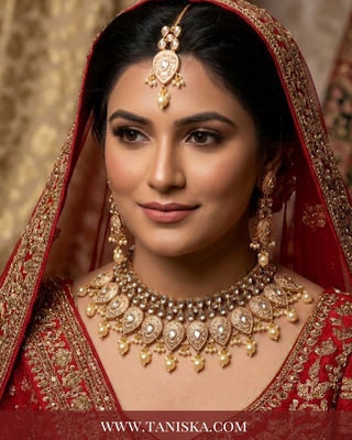The Firuza Royal Meenakari Choker Set
