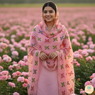 The Rose Garden Phulkari Dupatta
