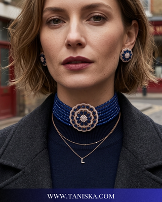 The Kensington Sapphire Choker Set