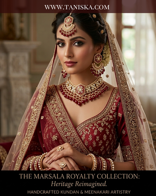 The Ruby Empress Meenakari Choker Set