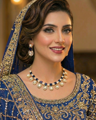 The Verra Necklace Set (Royal Blue)