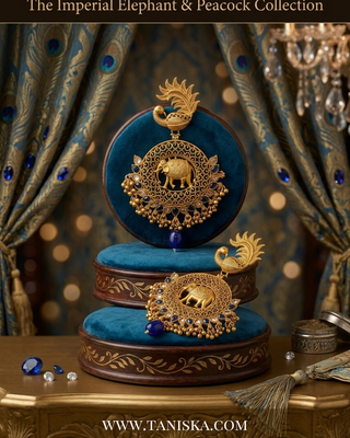 Royal Polki & Emerald Jhumkas