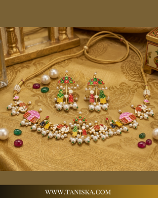 The Barat Heritage Meenakari Set