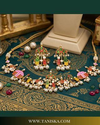The Barat Heritage Meenakari Set