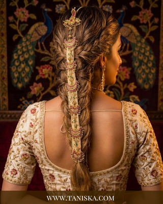 Imperial Pachi Kundan Bridal Choti