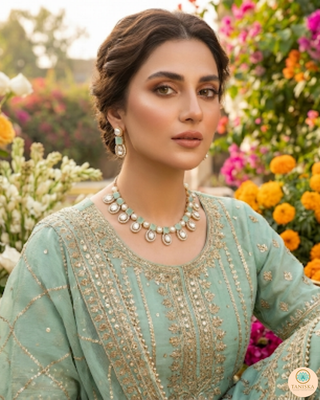 The Verra Necklace Set (Mint)