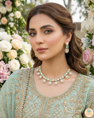 The Verra Necklace Set (Mint)