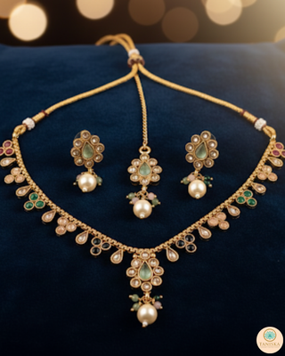 The Navratna Necklace Set