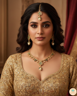 The Navratna Necklace Set