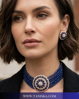 The Kensington Sapphire Choker Set