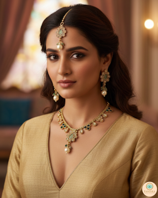 The Navratna Necklace Set
