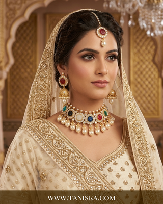 Navratna Inspired Multicolored Bridal Set