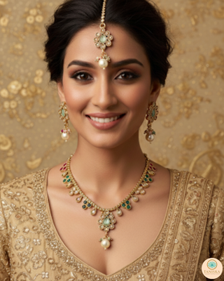 The Navratna Necklace Set