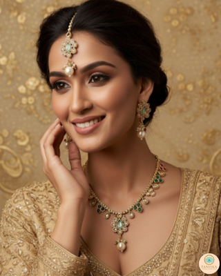 The Navratna Necklace Set