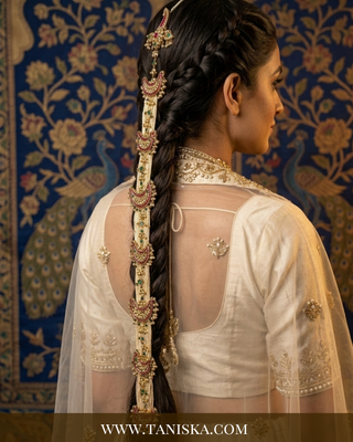 Imperial Pachi Kundan Bridal Choti