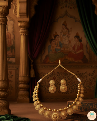 The Heritage Golden Necklace Set