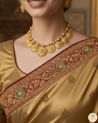 The Heritage Golden Necklace Set