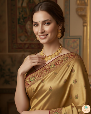 The Heritage Golden Necklace Set