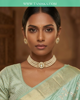 The Celeste Kundan & Pearl Collection