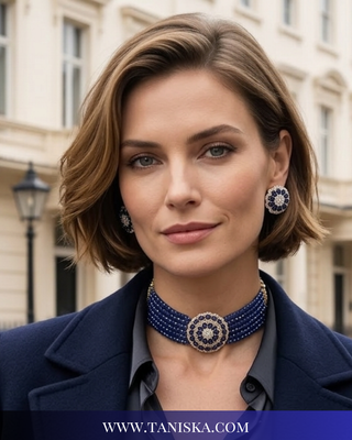 The Kensington Sapphire Choker Set