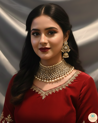 Maharani Golden Necklace Set