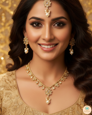 The Golden Diva Necklace Set