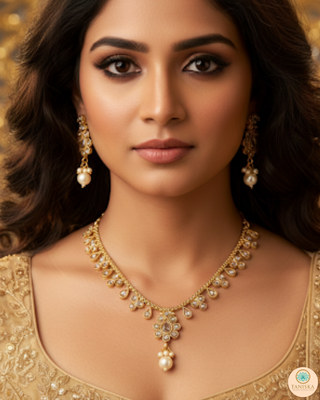 The Golden Diva Necklace Set