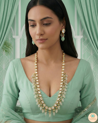The Sovereign Ishani Heritage Haar (Mint)