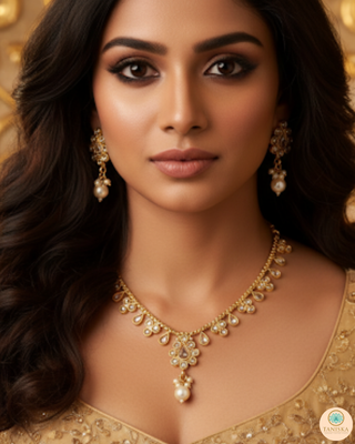 The Golden Diva Necklace Set