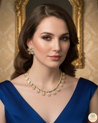 The Aurelia Floral Kundan Necklace Set
