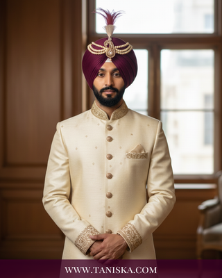 The Maharaja’s Crest | Heritage Paisley Kalgi
