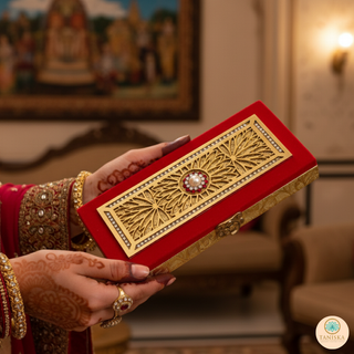Encrusted Shagun Money Box - Single Box