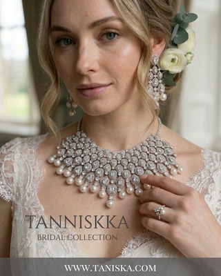 The Victoria Silver & Pearl Choker Set