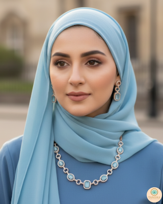 The Azure Serenity Necklace Set