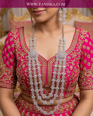 The Crystal Cascade Bridal Haar