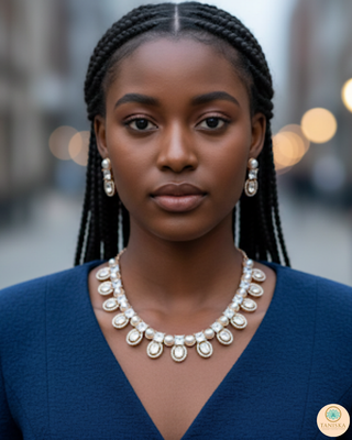 The Verra Necklace Set (Golden)