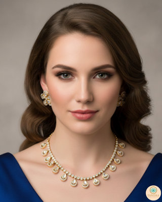 The Aurelia Floral Kundan Necklace Set