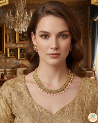 The Golden Perfection Necklace Set